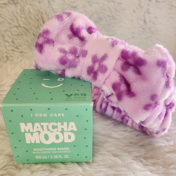 I DEW CARE MATCHA MOOD Soothing Mask and Spa Headband - Picture 1 of 10